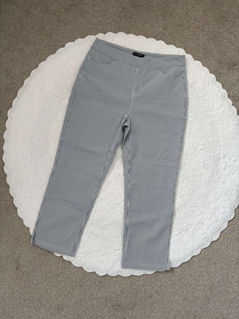 Mario Serrani Striped Capris